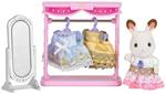 Sylvanian Families Specchiera Dressing Area Set Con Coniglietta Luna Cod5236