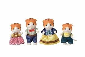 Sylvanian Families. Maple Cat Family - 9