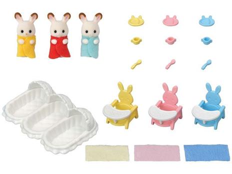 Sylvanian Families: Trigemini Coniglio Cioccolato E Accessori - 4