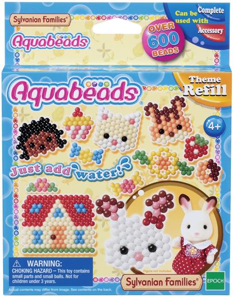 Aquabeads Sylvanian Families, Perle 630 / col 10 Famiglie Set di Perline per bricolage, Multicolore, 79248 - 4