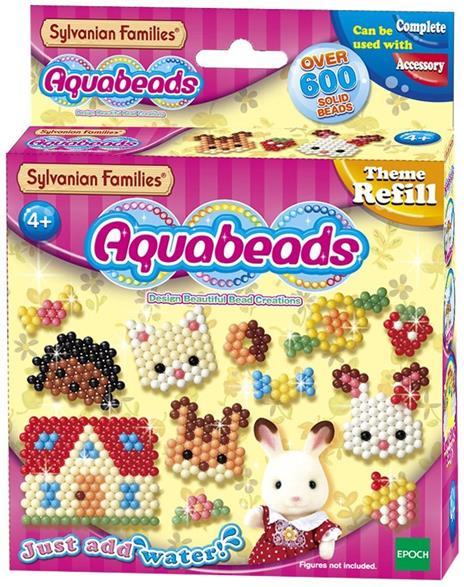 Aquabeads Sylvanian Families, Perle 630 / col 10 Famiglie Set di Perline per bricolage, Multicolore, 79248 - 5