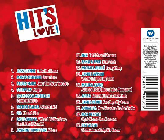 Hit's Love! 2016 - CD Audio - 2