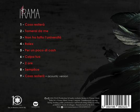 Irama - CD Audio di Irama - 2