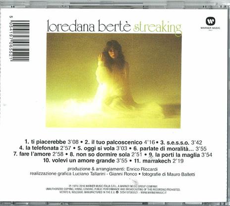 Streaking (Remastered) - CD Audio di Loredana Bertè - 2