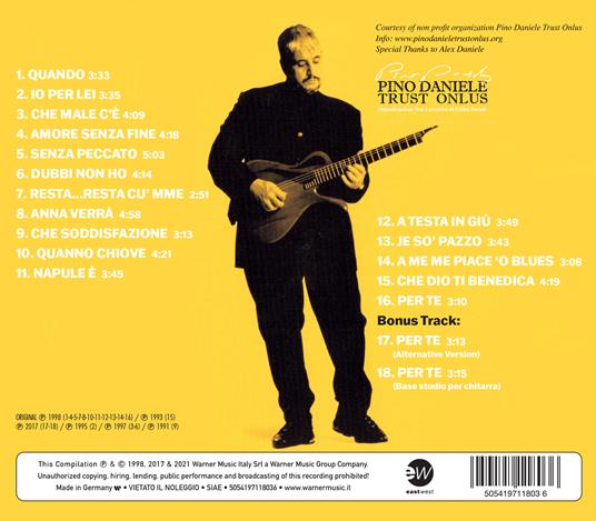 The Best of Pino Daniele. Yes I Know My Way - Pino Daniele - CD | IBS