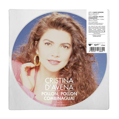 Nanà Supergirl - Pollon, Pollon combinaguai (Limited, Numbered & Picture Disc Edition) - Vinile LP di Cristina D'Avena - 2