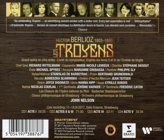 Les Troyens (2 Cd) - CD Audio di Hector Berlioz - 2