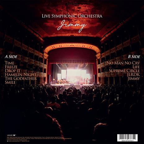 Jimmy Live Symphonic Orchestra - Vinile LP di Jimmy Sax - 2