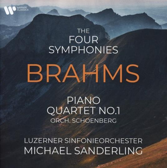 Brahms. The Four Symphonies - Piano Quartet No. 1 -Box Set- - CD Audio di Michael - Luzerner Sinfonieorchester Sanderling