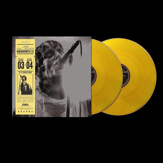 Knebworth 22 (Sun Yellow Coloured Vinyl) - Vinile LP di Liam Gallagher