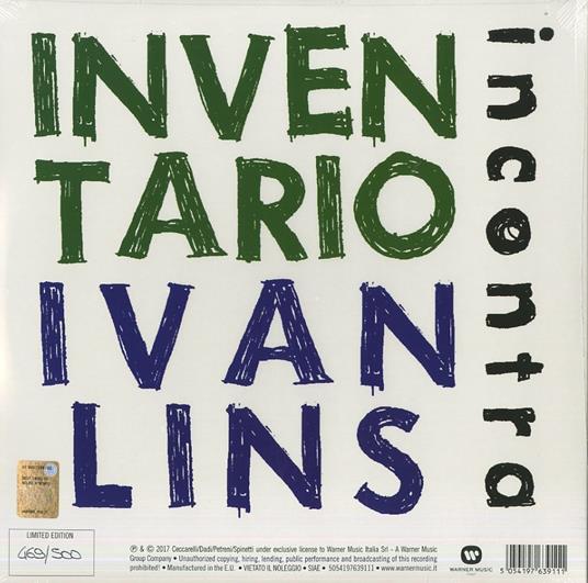 Inventario - Vinile LP di InventaRio - 2