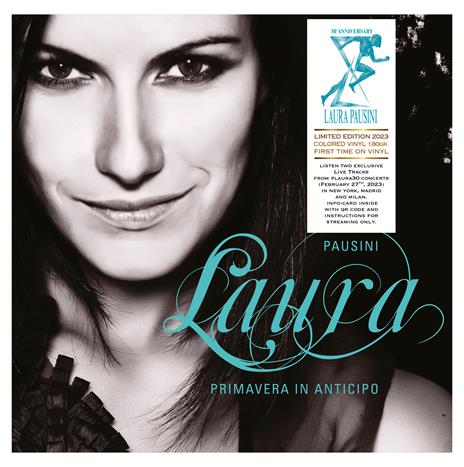 Primavera in anticipo (180 gr. Tiffany Blue Vinyl - Limited & Numbered  Edition) - Laura Pausini - Vinile