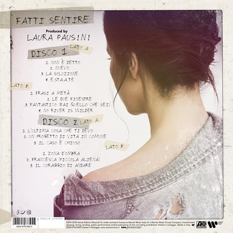 Fatti sentire (2 LP 180 gr. Trans. Bordeaux Vinyl - Limited & Numbered Edition) - Vinile LP di Laura Pausini - 3