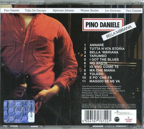 Bella 'mbriana (2017 Remastered) - CD Audio di Pino Daniele - 2