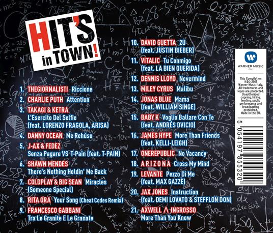 Hit's in Town! 2017 - CD Audio - 2