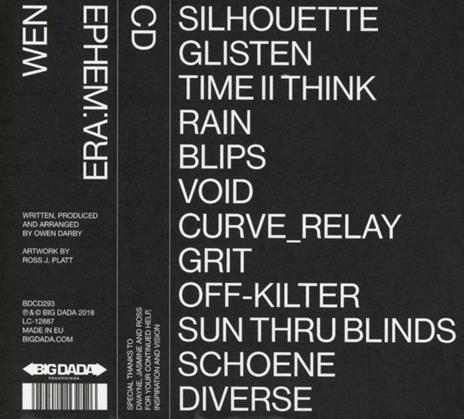 Ephemera - CD Audio di Wen - 2