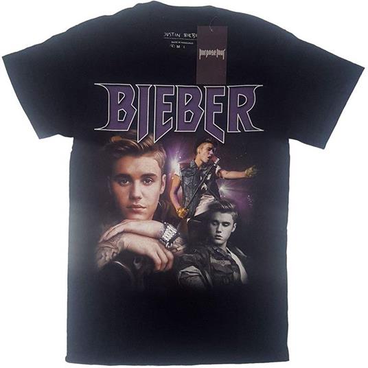 Justin Bieber: Jb Homage (T-Shirt Unisex Tg. M) - Rock Off - Idee regalo |  IBS