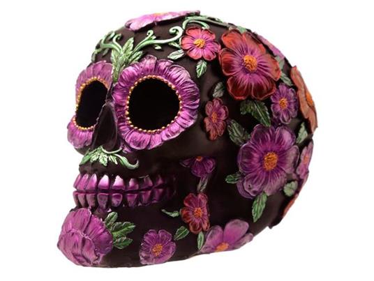 Day Of The Dead Daisy E Flower Skull Decoration Assortiti Figura Puckator