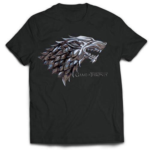 T-Shirt uomo Trono di Spade (Game of Thrones) Chrome Stark Sigil