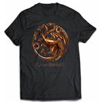 T-Shirt uomo Trono di Spade (Game of Thrones) Chrome Targaryen Sigil