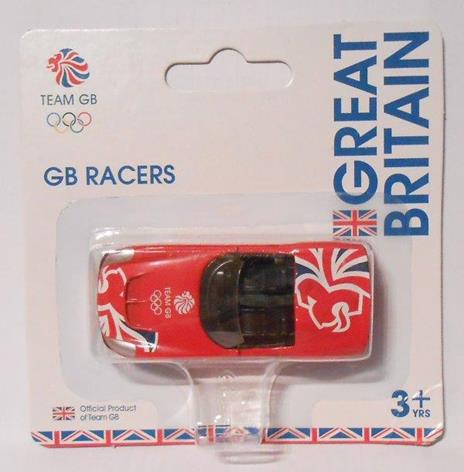 Corgi GB Racers GT Convertible Red London 2012 Diecast - 2