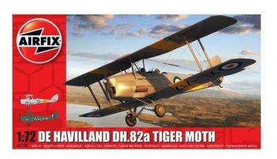 Dehavilland Dh82a Tiger Moth Plastic Kit 1:72 Model A02106 - 3