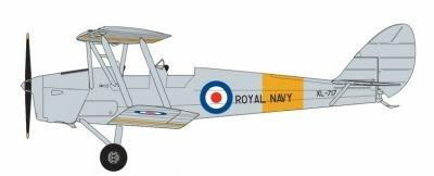 Dehavilland Dh82a Tiger Moth Plastic Kit 1:72 Model A02106 - 6