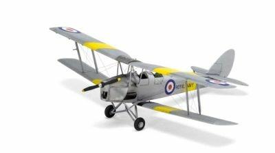 Dehavilland Dh82a Tiger Moth Plastic Kit 1:72 Model A02106 - 7