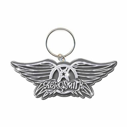 Portachiavi Aerosmith. Wings Logo in Metallo