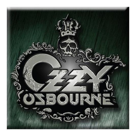 Magnete in metallo Ozzy Osbourne. Crest Logo