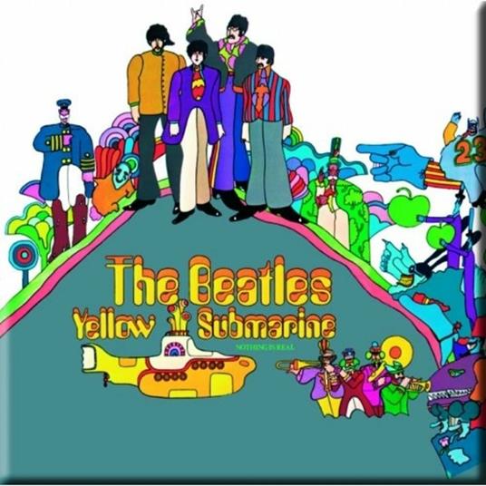 Magnete in metallo Beatles. Yellow Submarine Album Cover