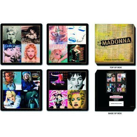 Set 4 Sottobicchieri Madonna. Albums Covers - 2