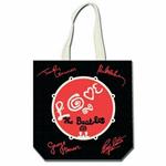 Borsa Larga Shopping Beatles. Love Drum With Signatures