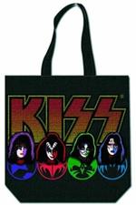 Borsa Shopping Kiss. Faces & Logo With Zip Top