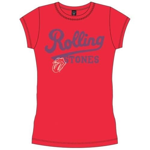 T-Shirt Donna The Rolling Stones. Team Logo