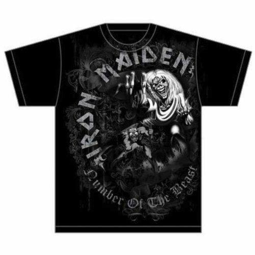 T-Shirt Iron Maiden Men's Tee: Notb Grey Tone