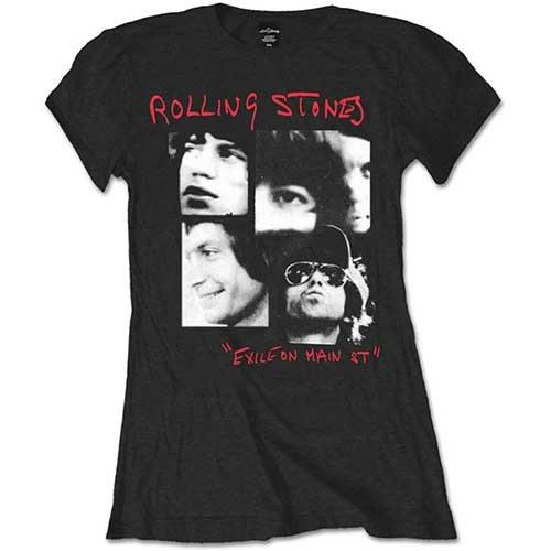 T-Shirt Donna The Rolling Stones. Photo Exile