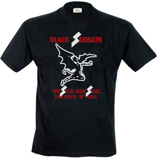 T-Shirt uomo Black Sabbath. Sold Our Soul