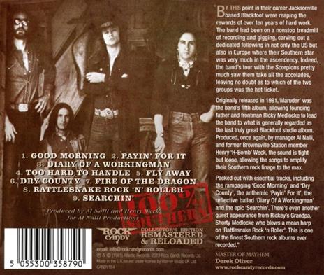 Marauder - CD Audio di Blackfoot - 2