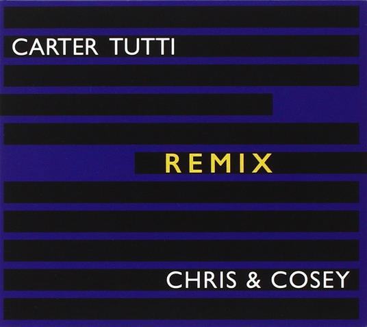 Carter Tutti-Remix Chris & Cosey - CD Audio di Carter Tutti