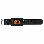 Ozzy Osbourne Ozzy Osbourne Leather Wrist Strap: Logo