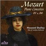 Concerti per pianoforte n.21, n.24 - CD Audio di Wolfgang Amadeus Mozart,City of London Sinfonia,Howard Shelley