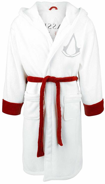 Accappatoio Unisex Assassin's Creed. White Robe Inc Logo. Taglia L