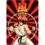 Capcom. Tin Sign Small. Capcom. Ryu