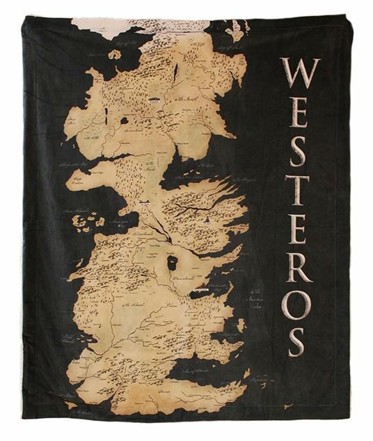 Game Of Thrones. Westeros Map Throw