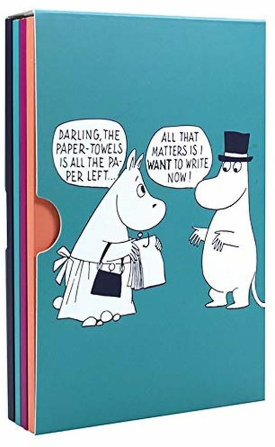 Moomin: I Want To Write Now! A6 Notebook (Set 4 Quaderni)