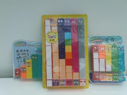 Learning Resources - MathLink Cubes Numberblocks Giochi di Attività, 251 Pezzi, Colore Multicolore, LSP0949-UK