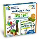 Set di attività di matematica con i Cubi Mathlink di Learning Resources: Mondo preistorico, Dai 5 anni in avanti