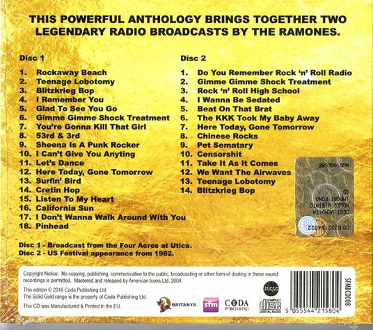 Solid Gold - CD Audio di Ramones - 2