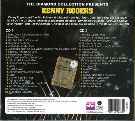 Diamonds Are Forever - CD Audio di Kenny Rogers - 2